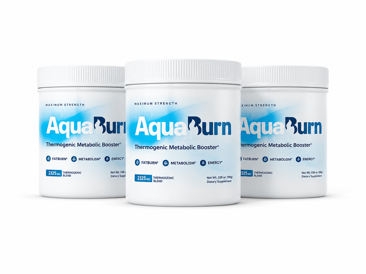 Aqua Burn 3 bottles 90-day supply great value