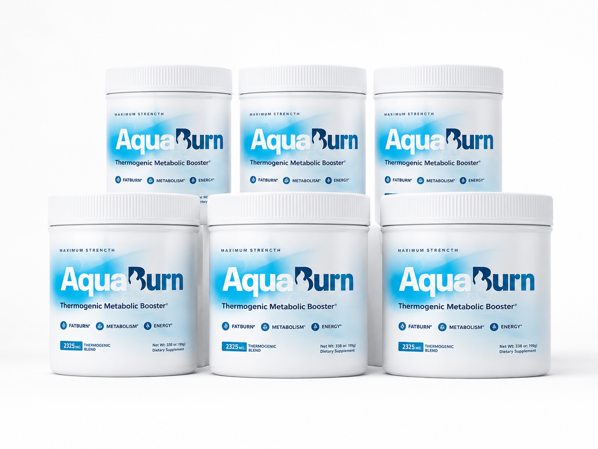 Aqua Burn 6 bottles 180-day supply best deal free shipping